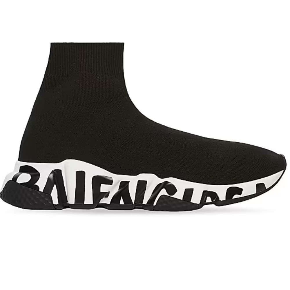 Women’s Balenciaga Speed Recycled Knit Graffiti Sneakers US 9